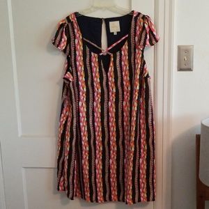 ModCloth, Chiffon Printed Dress